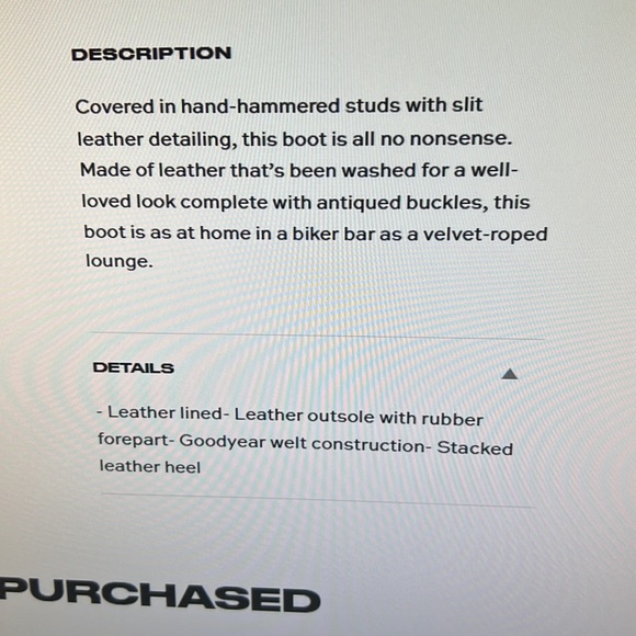 Frye studded black leather Jenna boot - Picture 11 of 12